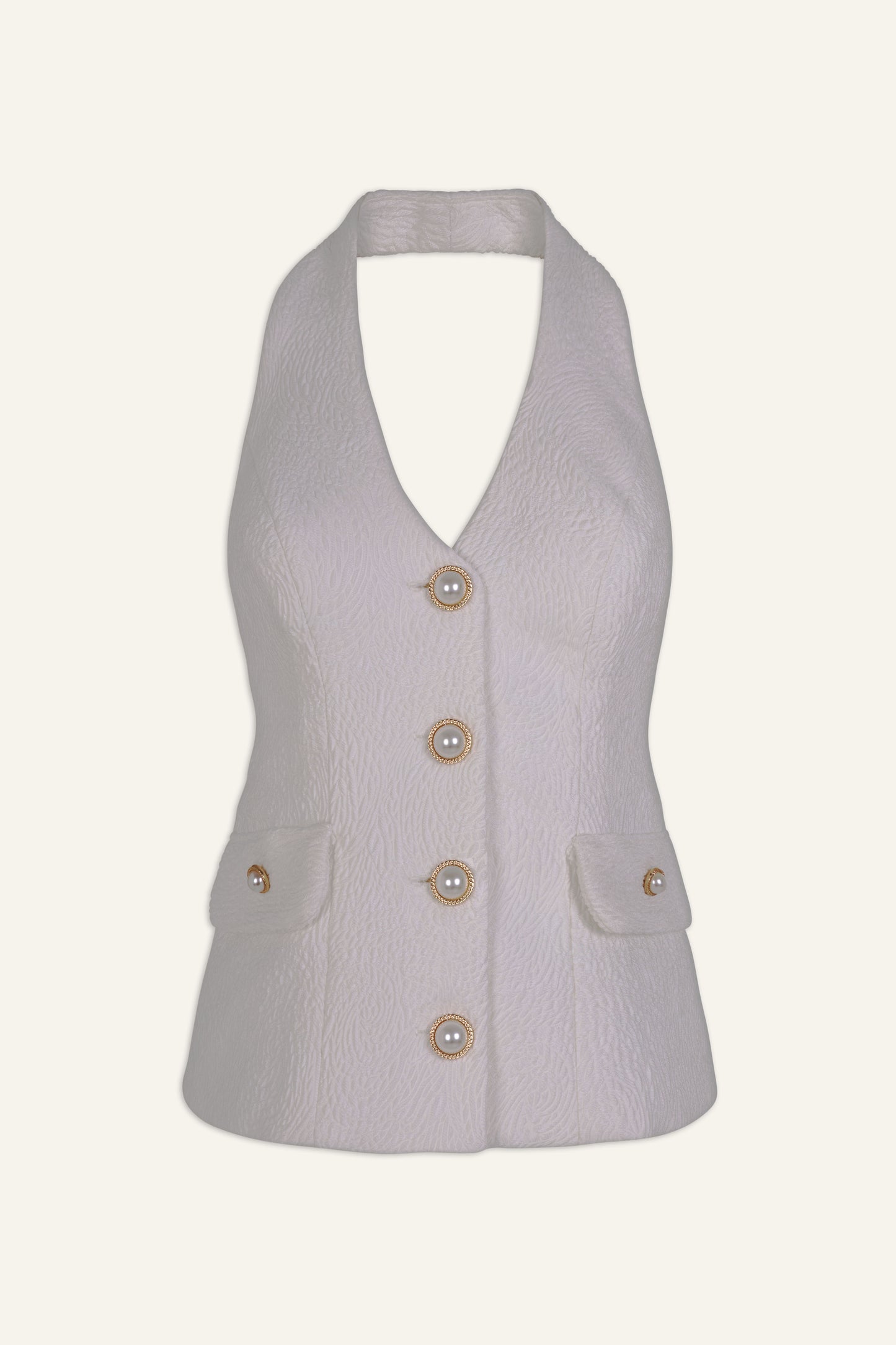 LUEUR D'Or | Halter Waistcoat & Trouser Set