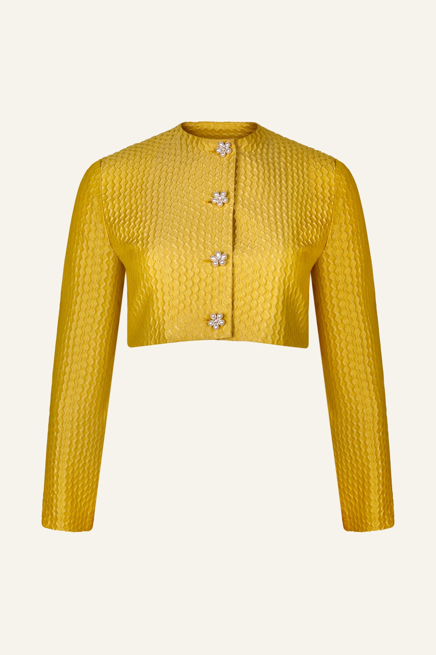 Sun Waves | Cropped Jacket & Mini Skirt Set