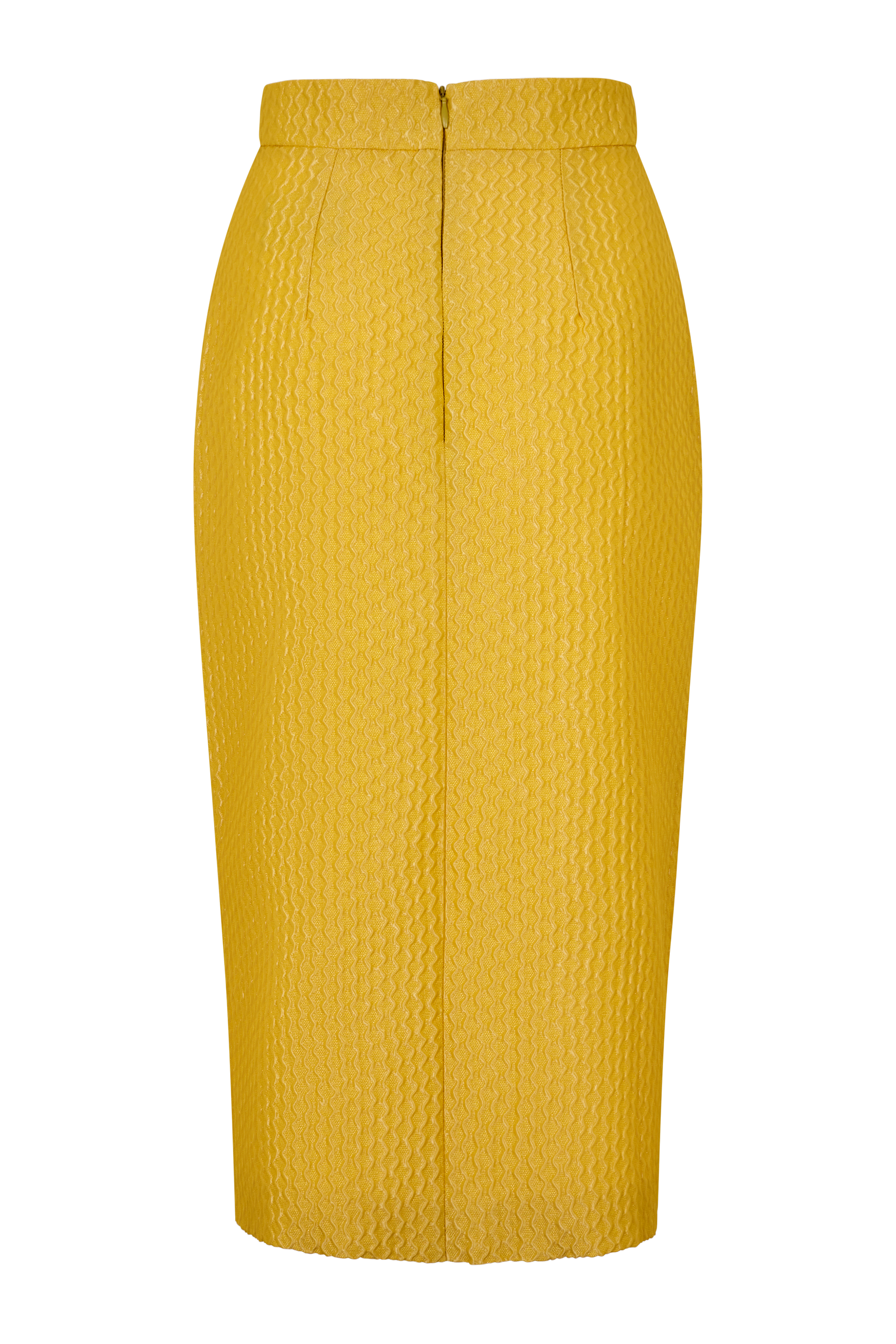 Nº04 MIDI SKIRT WITH FLOWER JEWEL BUTTONS - ANCOST