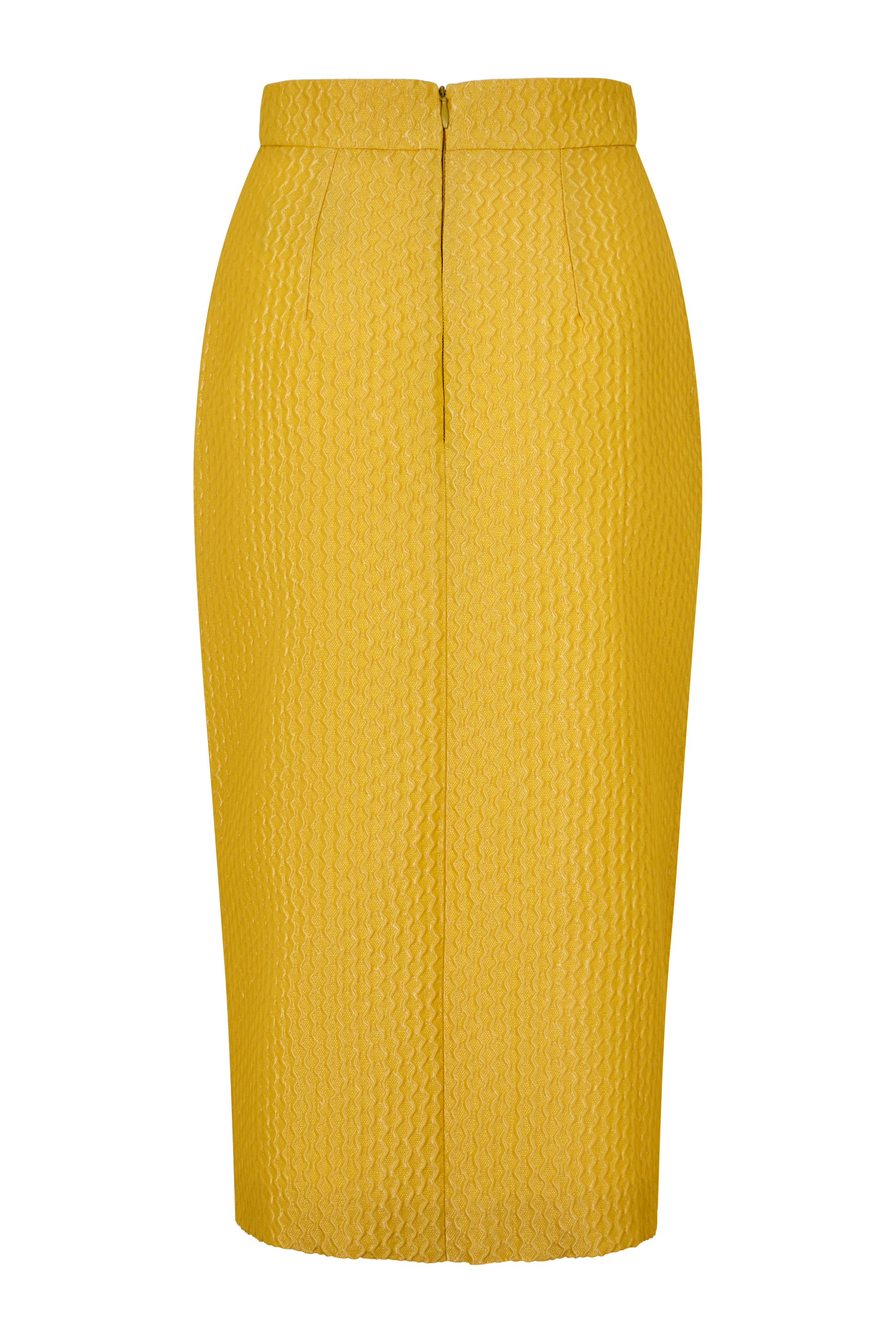 Nº04 MIDI SKIRT WITH FLOWER JEWEL BUTTONS - ANCOST