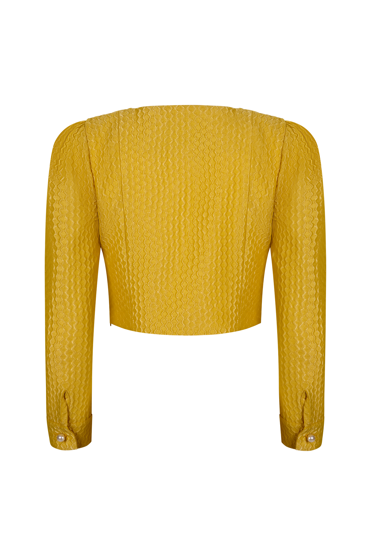 Nº03 CROPPED TOP WITH JEWEL BUTTONS - ANCOST