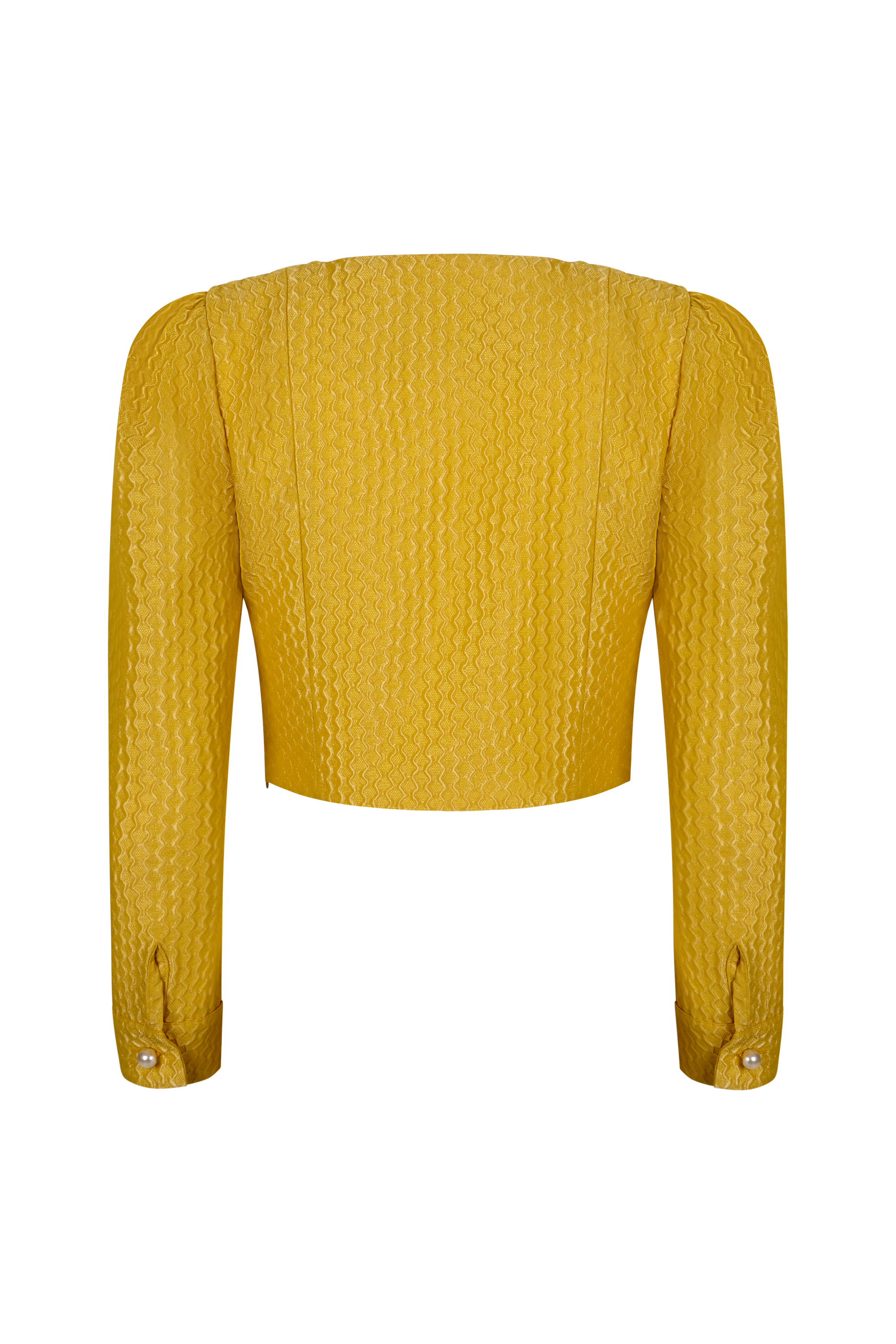 Nº03 CROPPED TOP WITH JEWEL BUTTONS - ANCOST