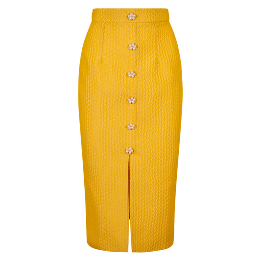 Sun Waves | Conjunto Top Corto y Falda Midi